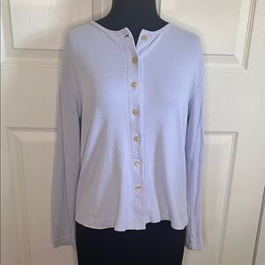 Pure & Simple A Way of Life Periwinkle Button-Down Medium Made in Russia